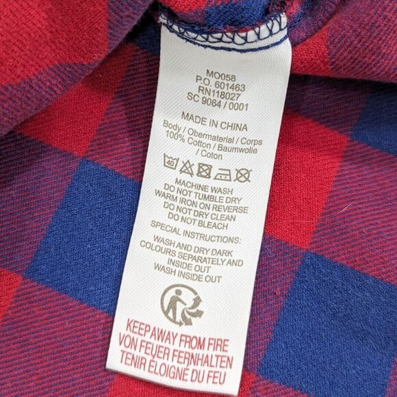 Boden M Checkered‎ Button Front Pajamas Top - Picture 6 of 6